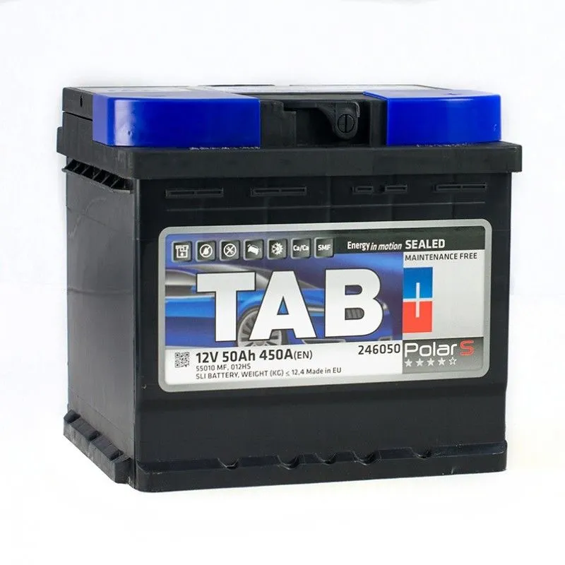 Tab Polar 50Ач 450А 246050 55010 SMF, ОП, стандартные клеммы