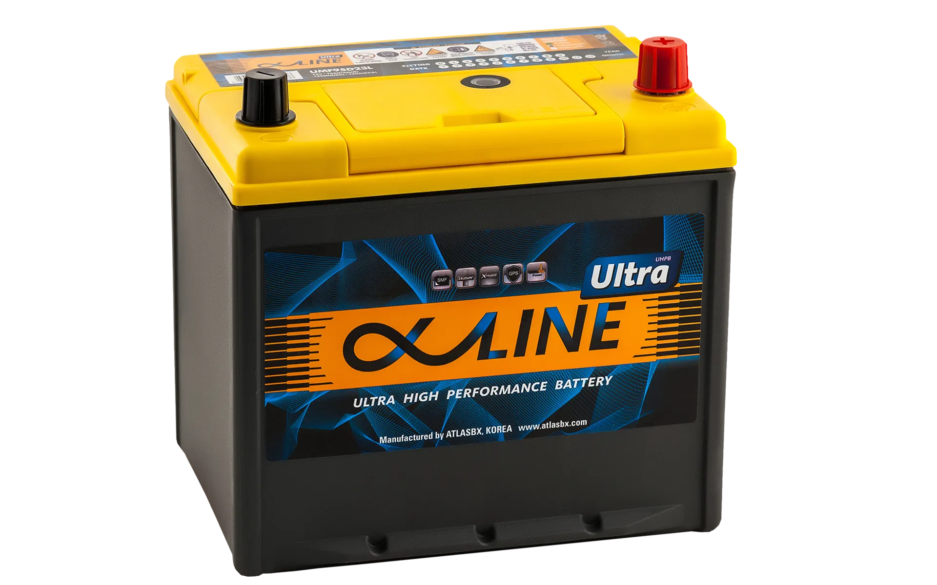 Alphaline Ultra 78 (95D23L) 78Ач 750А, ОП, стандартные клеммы