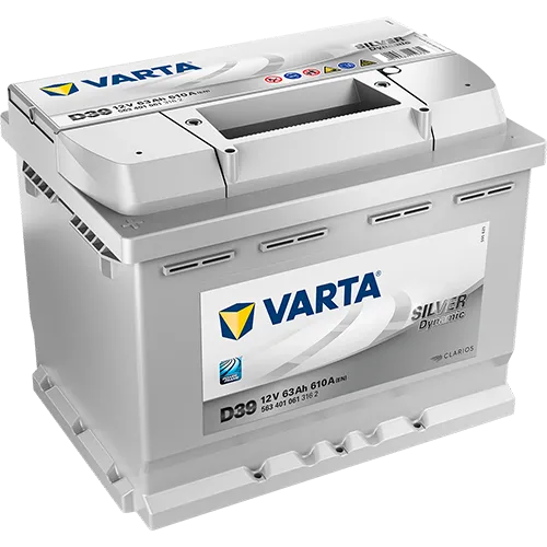 Varta Silver Dynamic D39 63Ач 630А563 401 061, ПП, стандартные клеммы