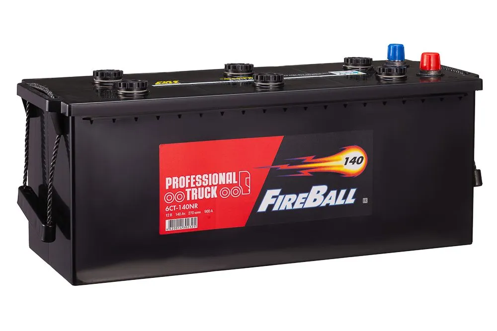 FIRE BALL 6СТ-140NR 140Ач 900А, ОП, стандартные клеммы