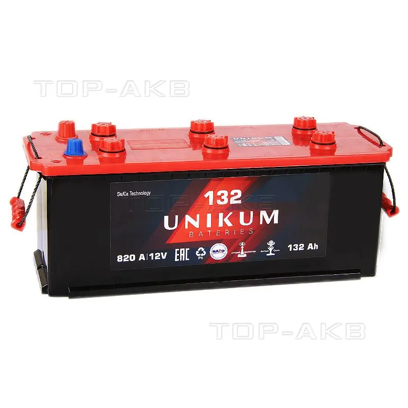 UNIKUM 132Ач 820A, ОП, стандартные клеммы