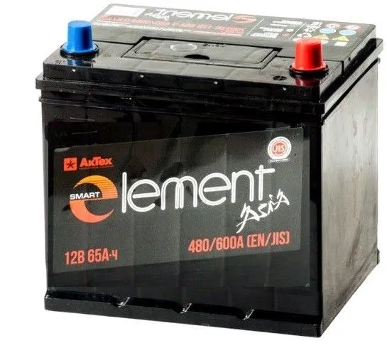 Smart Element Asia 70D23L 65Ач 480А, ОП, стандартные клеммы