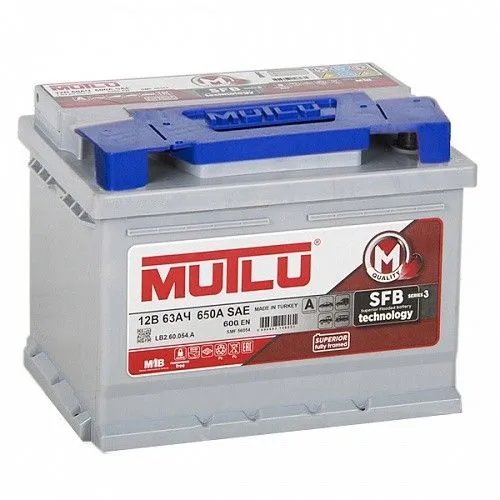 Mutlu SFB M3 6СТ-63.1 63Ач 600А, ПП, стандартные клеммы