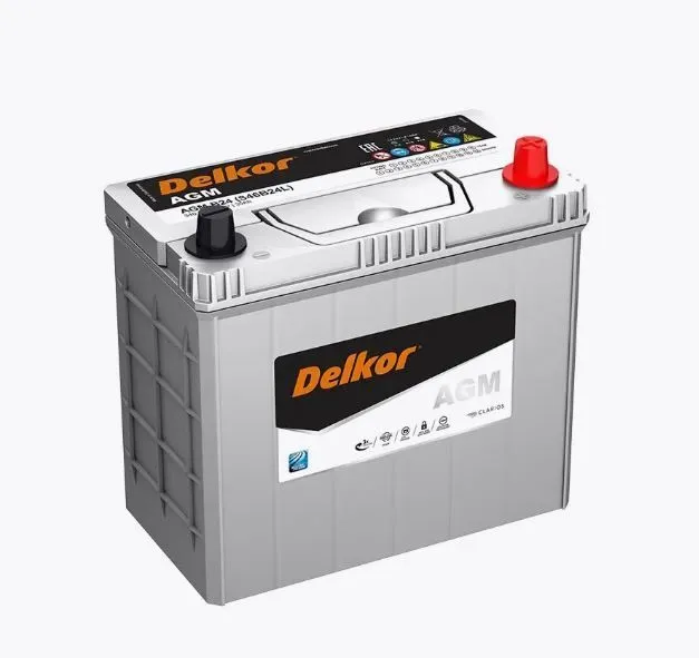 DELKOR AGM S46B24L 45Ач 370А, ОП, тонкие клеммы