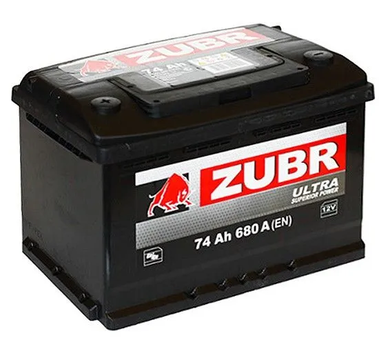 ZUBR Ultra NPR 74Ач 710А, ПП, стандартные клеммы