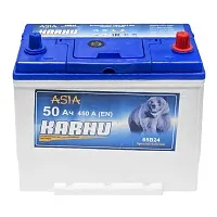 Karhu Asia 65B24L 50Ач 450А, ОП, тонкие клеммы