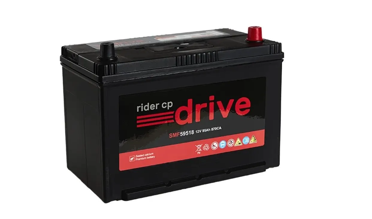 RIDER 115D31L 95 Ач 870 А (59518), обратная полярность, стандартные клеммы