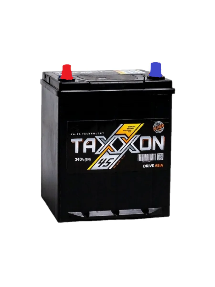 TAXXON Drive Asia (50B19FR) 40 Ач 340 А, ПП, тонкие клеммы
