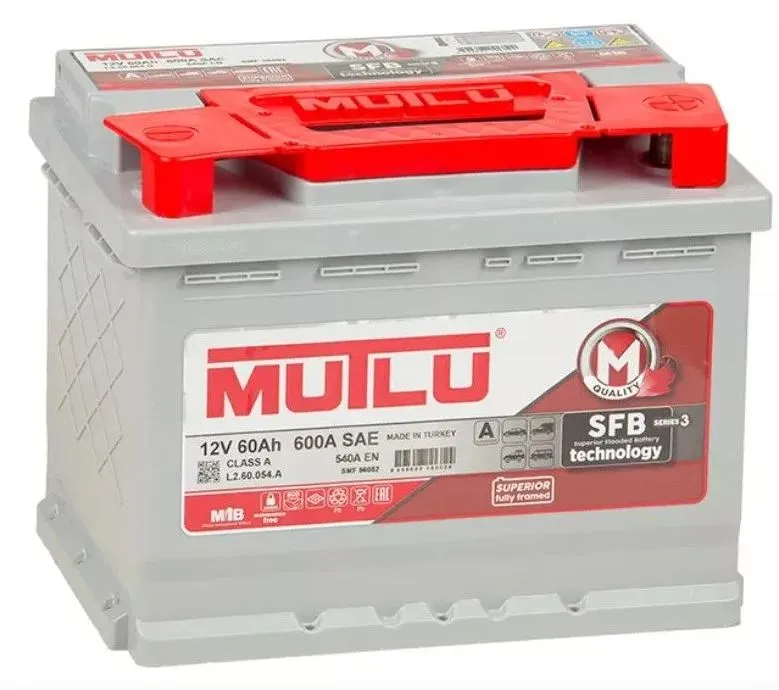Mutlu SFB M3 60Ач 540А, ОП, стандартные клеммы