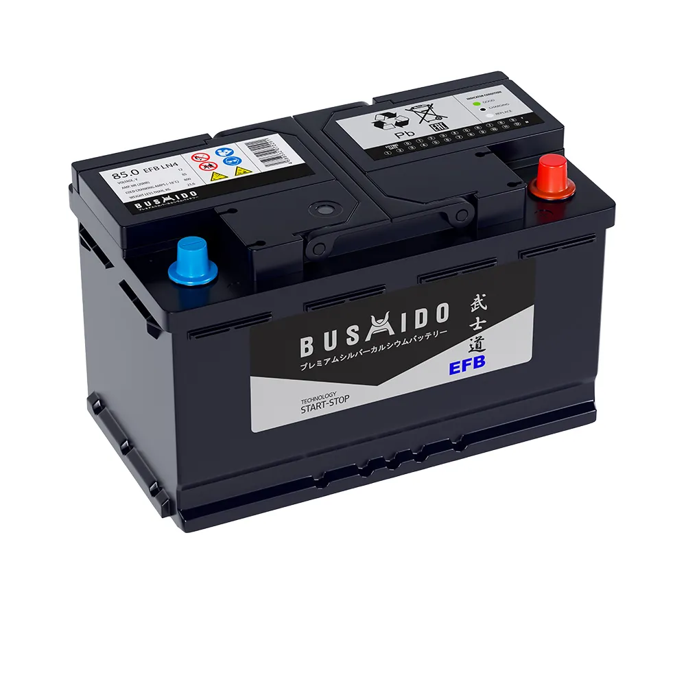 BUSHIDO EFB 85Ач 800А, ОП, стандартные клеммы