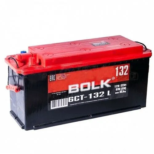 Bolk 132Ач 820А, ПП, стандартные клеммы