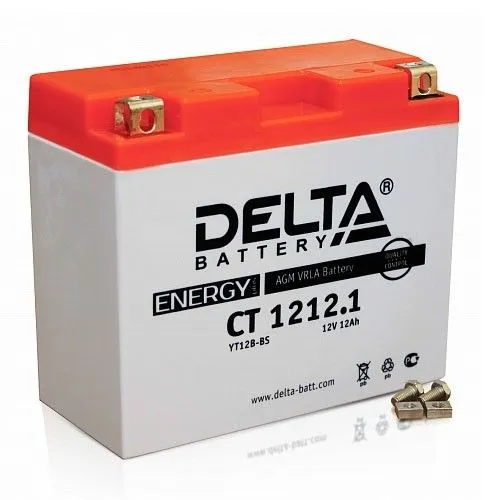 Delta CT 1212.1 YT12B-BS 12Ач 155А, ПП, клеммы под болт
