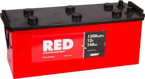 RED 140Ач 1200А, ОП, стандартные клеммы