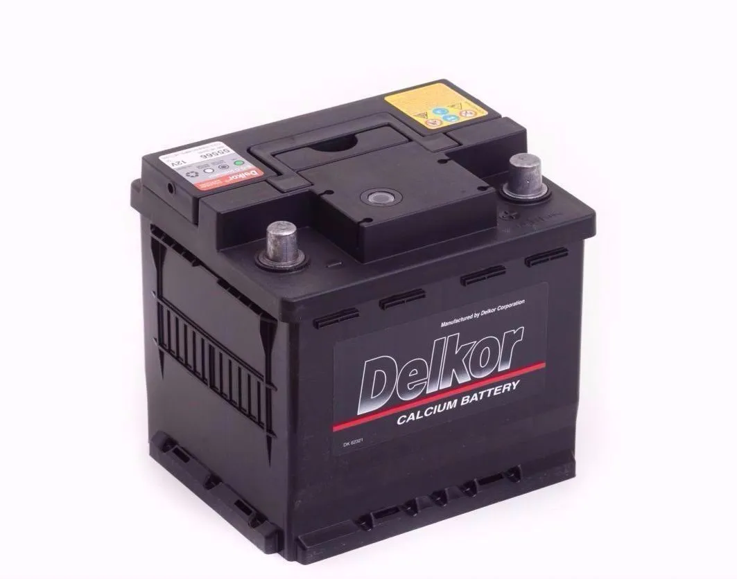 Delkor 6CT-55 (55566) uni 55Ач 500А, ОП, стандартные клеммы