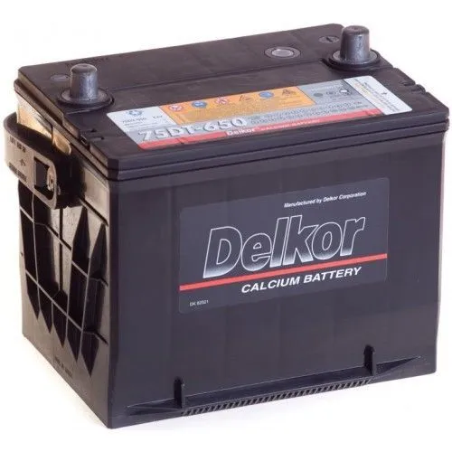 Delkor 75DT-650 75Ач 650А, ПП, 4 клеммы