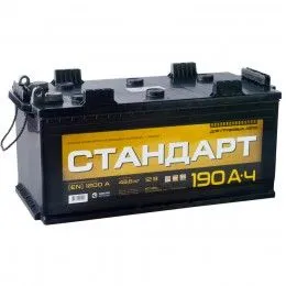 Стандарт 190Ач 1200А болт, ПП, клеммы под болт