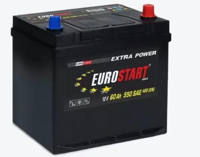 Eurostart Asia 60Ач 480А, ОП, стандартные клеммы