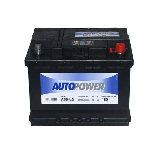 Autopower A56-L2 56Ач 480А 556 400 048, ОП, стандартные клеммы