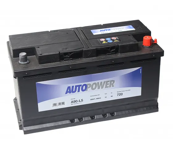 Autopower A90-L5 90Ач 720А 590 122 072, ОП, стандартные клеммы