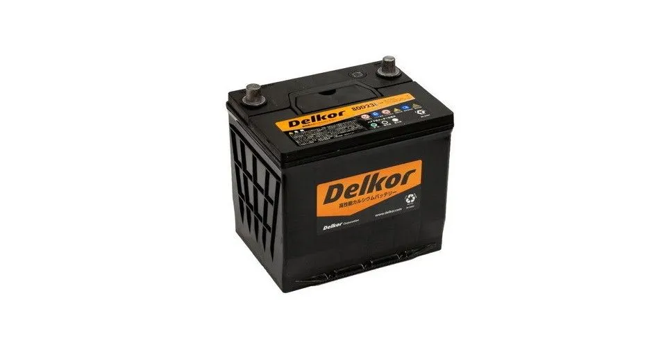Delkor (JP) 80D23L 70Ач 600А, ОП, стандартные клеммы