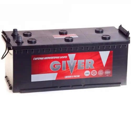 GIVER 6СТ-190 190Ач 1250А, ПП, стандартные клеммы
