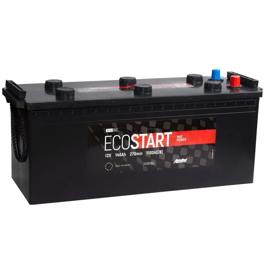 Ecostart 6CT-190 NR 190Ач 1300А, ОП, стандартные клеммы