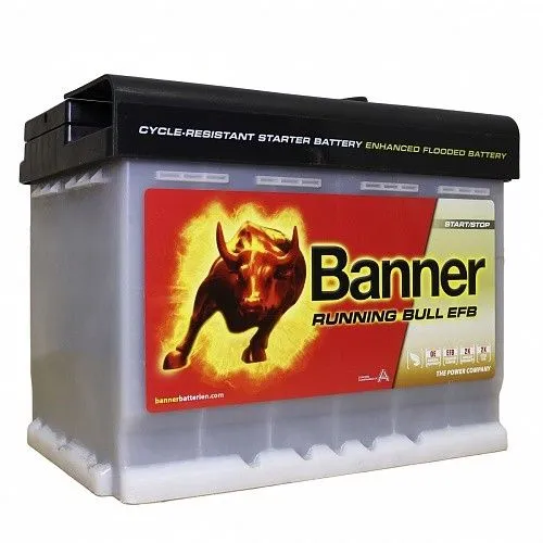 Banner Running Bull EFB 560 11 60Ач 560А, ОП, стандартные клеммы