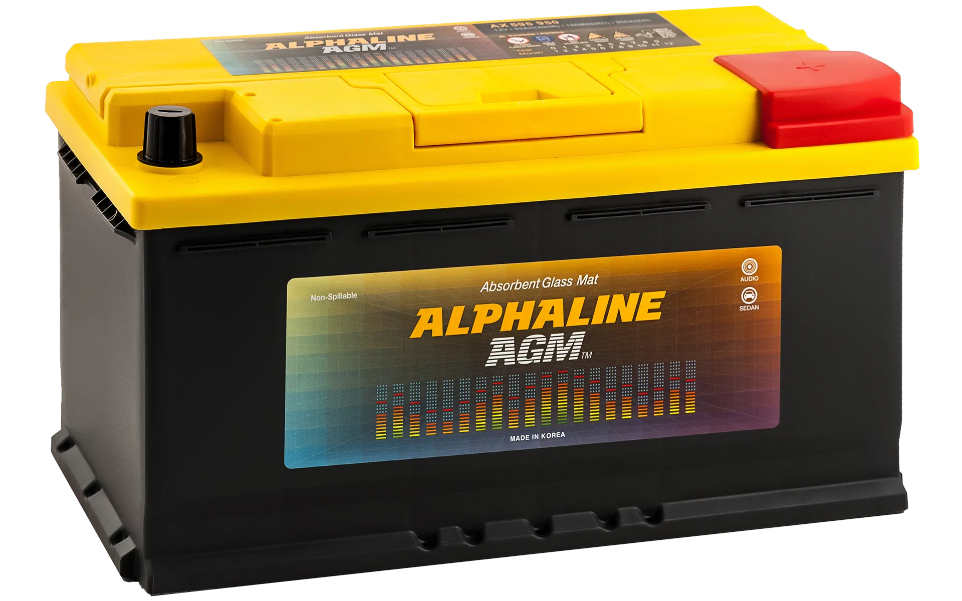 Alphaline AGM L5 (AX 595950) 95Ач 850А, ОП, стандартные клеммы