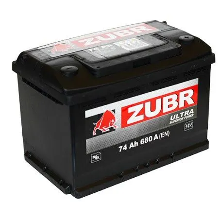 ZUBR Ultra NPR 74Ач 710А, ОП, стандартные клеммы