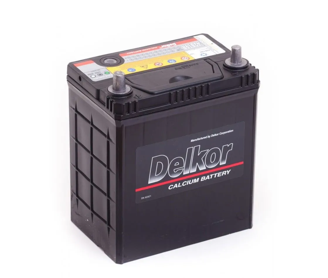 Delkor 6CT-40 (42B19R) 40Ач 340А, ПП, тонкие клеммы