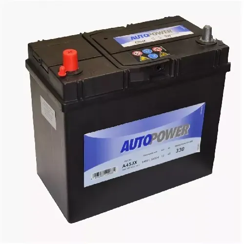 Autopower A45JX 45Ач 330А 545 157 033, ПП, тонкие клеммы