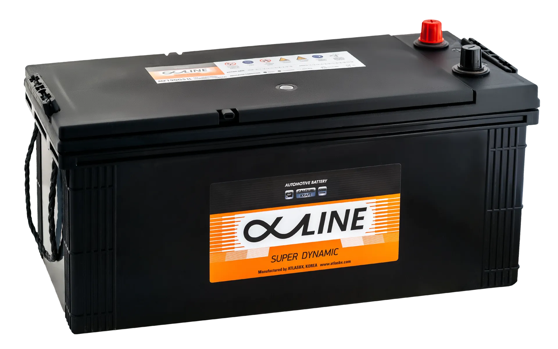 Alphaline Super Dynamic 190 (190G51L) 190Ач 1100А, ПП, стандартные клеммы