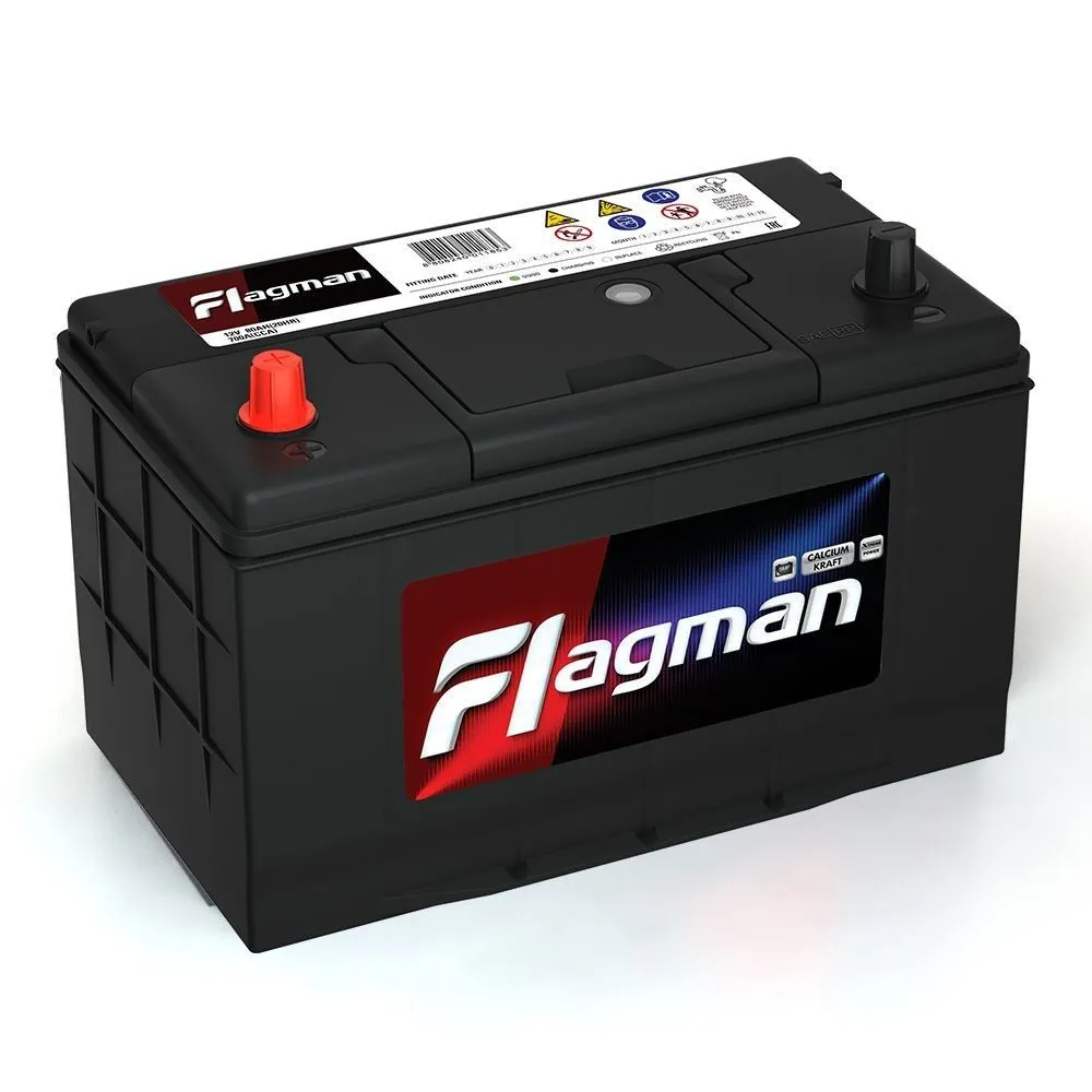 Flagman 115D31R 100Ач 850А, ПП, стандартные клеммы