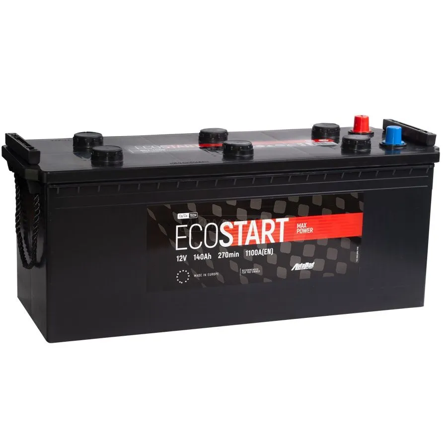 Ecostart 6CT-140 NR 140Ач 1100А, ПП, стандартные клеммы