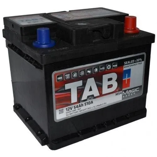 Tab Magic 54Ач 510А 189054 55401 SMF, ОП, стандартные клеммы