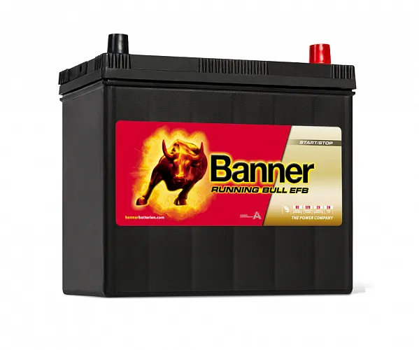 Banner Running Bull EFB 555 15 55Ач 460А, ОП, тонкие клеммы