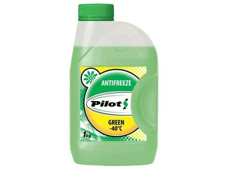 Антифриз Pilots Green Line 40 готовый -40C зеленый 1 кг 3205