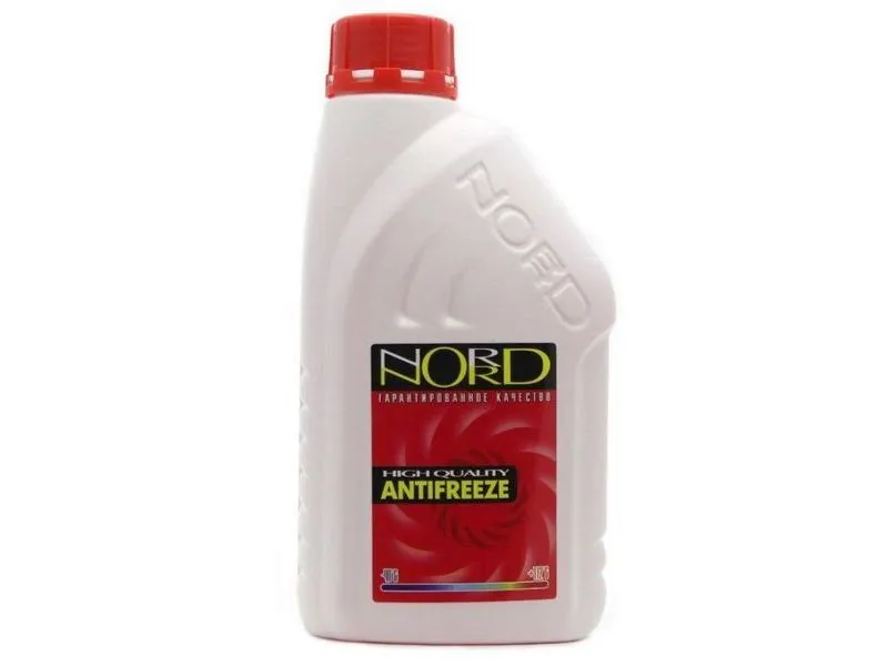 Антифриз NORD High Quality Antifreeze готовый -40C красный 1 кг NR 20225