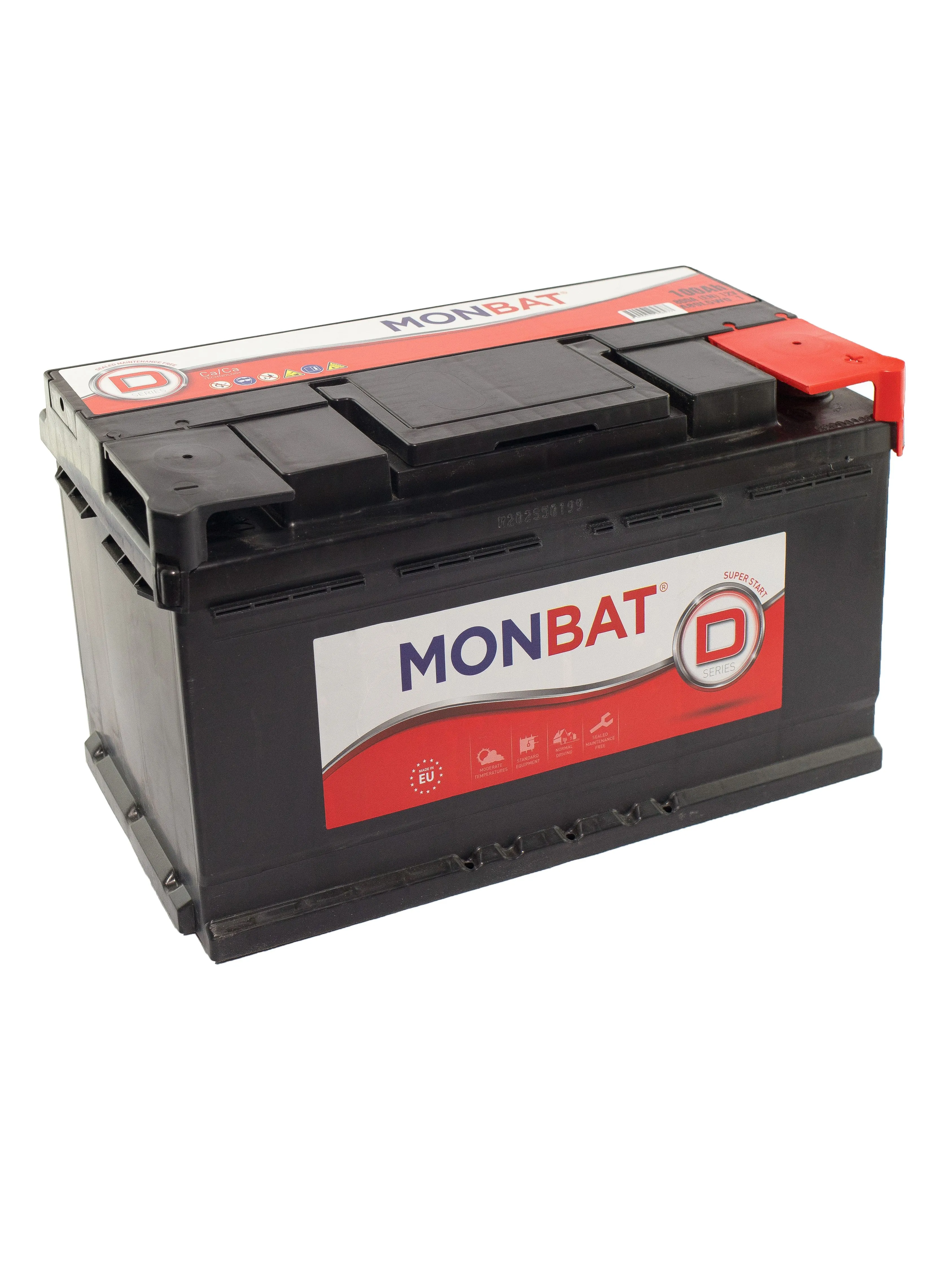 MONBAT D (KAMINA) 77Ач 750А, ОП, стандартные клеммы
