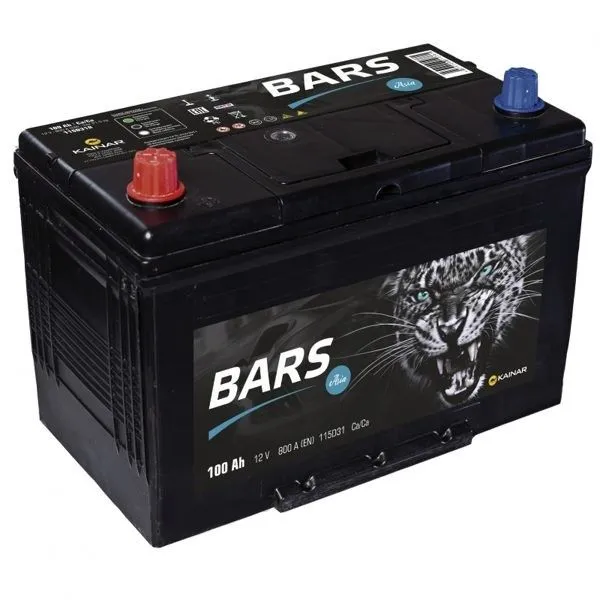 Bars Asia 115D31R 100Ач 800А, ПП, стандартные клеммы