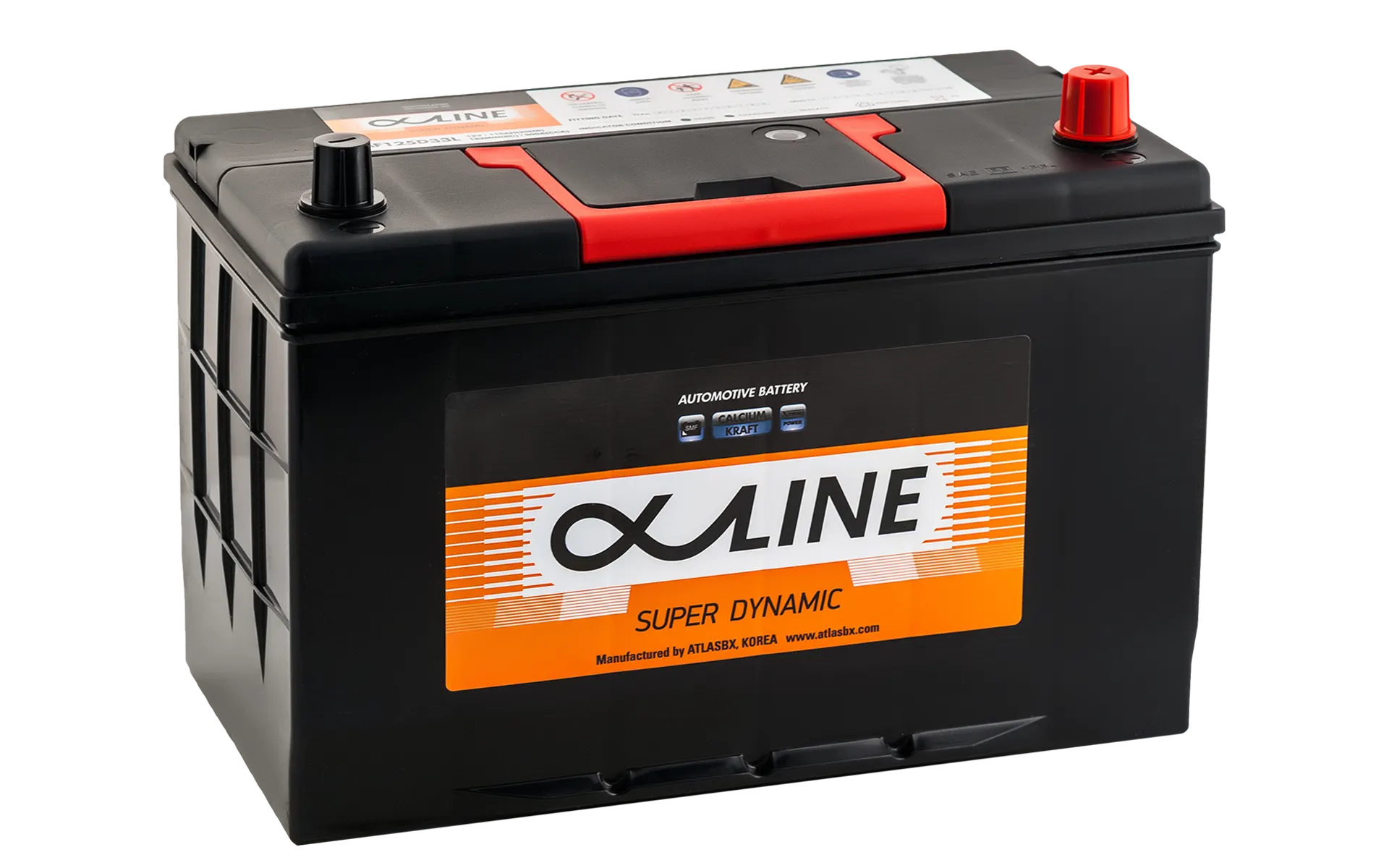 Alphaline Super Dynamic 115 (125D33L) 115Ач 900А, ОП, стандартные клеммы