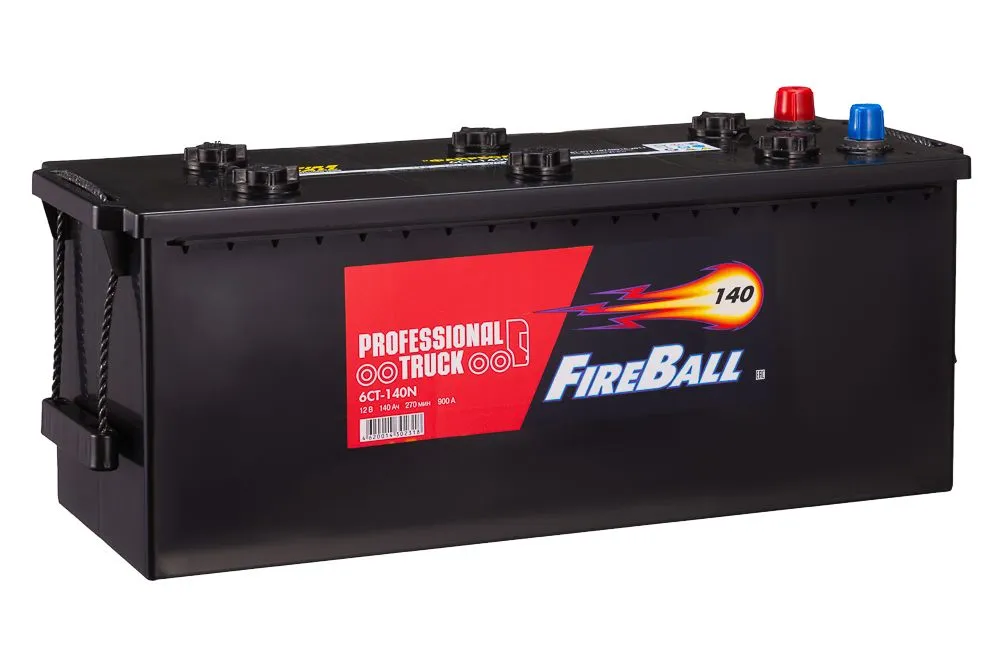 FIRE BALL 6СТ-140N 140Ач 900А, ПП, стандартные клеммы