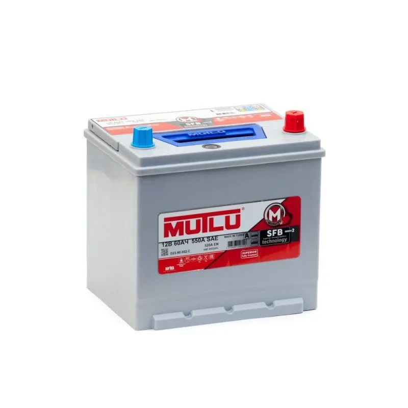 Mutlu SFB M2 6СТ-60.0 (55D23FL) 60Ач 520А, ОП, стандартные клеммы