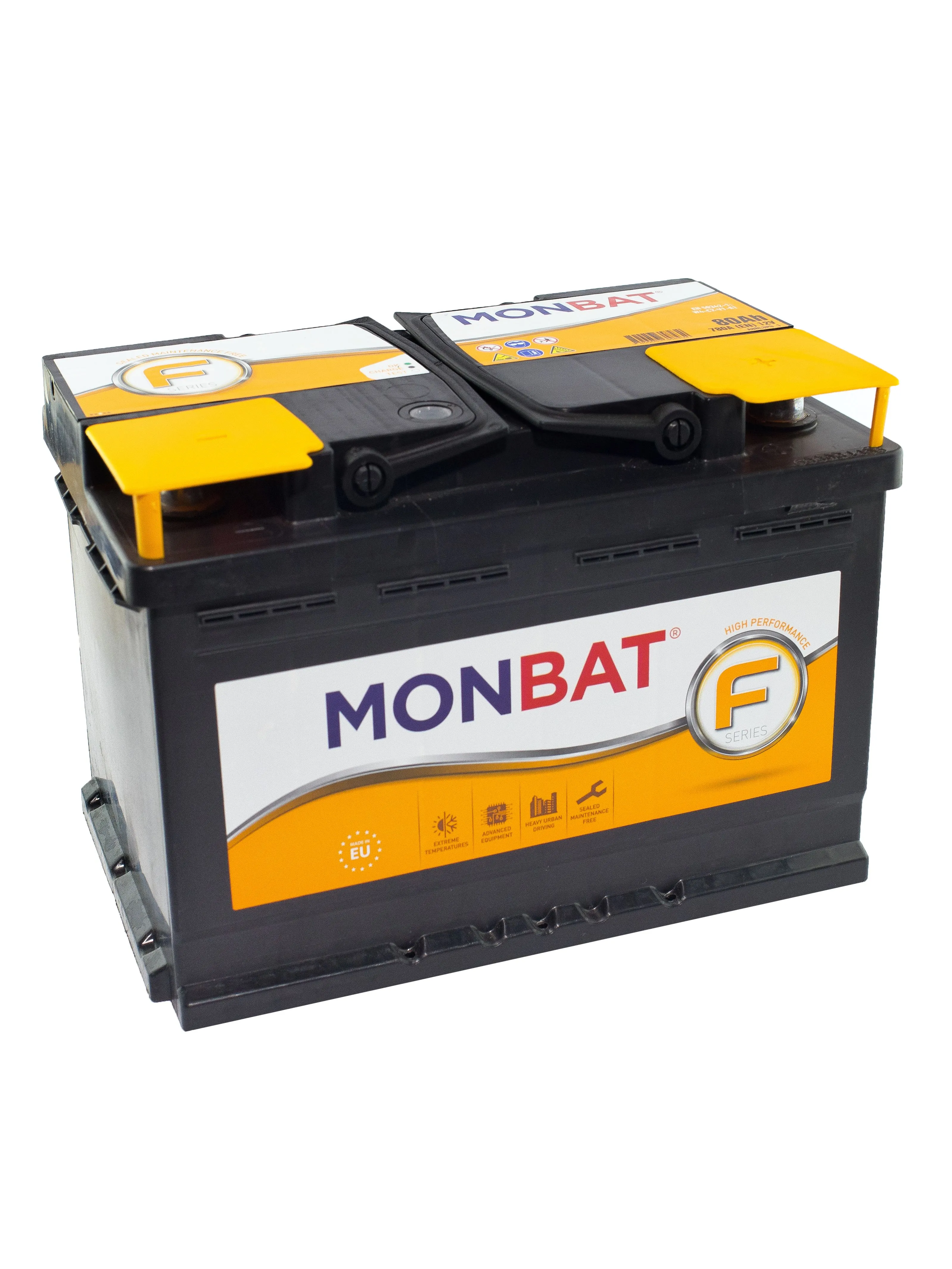 MONBAT "F" (FORMULA) 74Ач 750А, ОП, стандартные клеммы