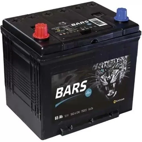 Bars Asia 75D23R 65Ач 560А, ПП, стандартные клеммы