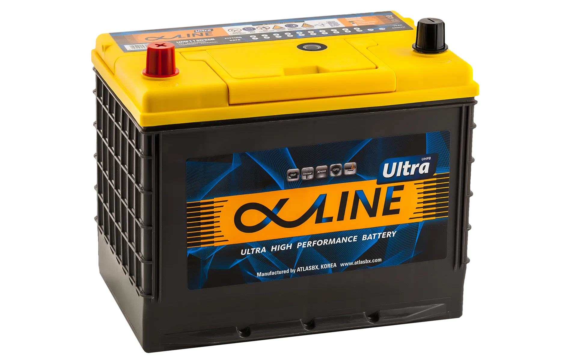 Alphaline Ultra 88 (115D26R) 88Ач 800А, ПП, стандартные клеммы