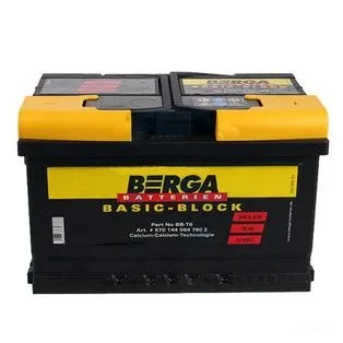 Berga BB-T6 70Ач 640А 570 144 064, ОП, стандартные клеммы
