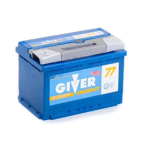 GIVER ENERGY 6СТ-77.0 77Ач 750А, ОП, стандартные клеммы