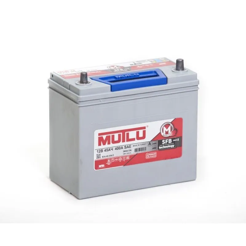 Mutlu SFB M2 6СТ-45.0 (50B24LS) 45Ач 360А, ОП, стандартные клеммы