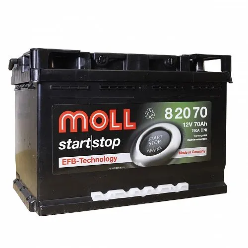 Moll M3 EFB 12V-70 Ah R 70Ач 760А, ОП, стандартные клеммы